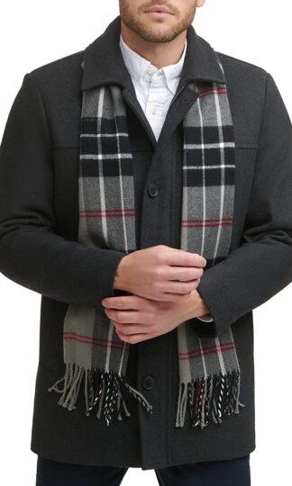 Dockers Men's Weston Wool Blend Scarf Coat