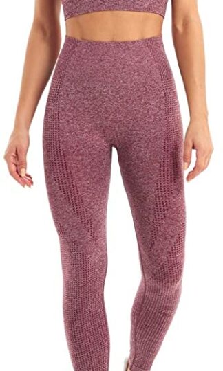 WodoWei Women 2 Piece Workout Outfits Sports Bra Seamless Leggings Yoga Gym Activewear Set